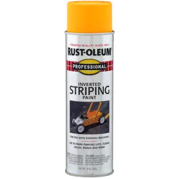 60‐Pack of 18 Oz Rust-Oleum 2548838 Yellow Professional Traffic Striping Spray Paint