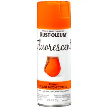 11 Oz Rust-Oleum 342568 Orange Specialty Fluorescent Spray Paint