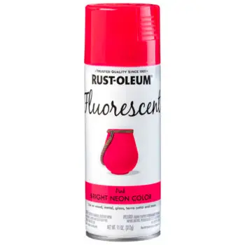 11 Oz Rust-Oleum 342569 Pink Specialty Fluorescent Spray Paint
