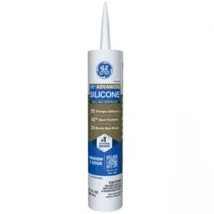12 Pack of 10.1 Oz GE 2811092 Clear Silicone 2 Advanced Window & Door Sealant