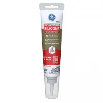 36‐Pack of 2.8 Oz GE 2812566 White Silicone 2 Advanced Kitchen and Bath Sealant