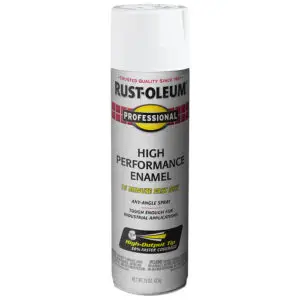 15 Oz Rust-Oleum 7592838 White Professional High Performance Enamel Spray Paint, Gloss