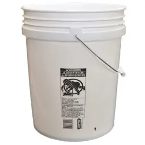 5 Gal Leaktite 1123032 70 Mil Plastic Pail with Handle