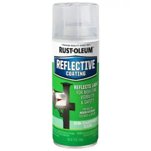 24‐Pack of 10 Oz Rust‐Oleum 214944 Clear Specialty Reflective Finish Spray Paint