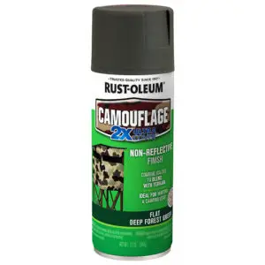 6‐Pack of 12 Oz. Rust-Oleum 279175 Forest Green Specialty 2X Camouflage Spray Paint