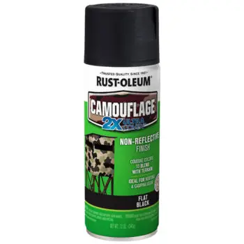 12 Oz. Rust-Oleum 279179 Black Specialty 2X Camouflage Spray Paint
