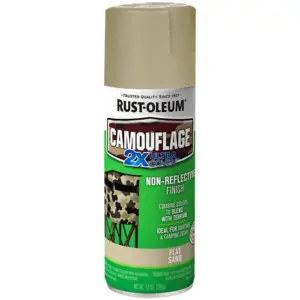 822‐Pack of 12 Oz. Rust-Oleum 339004 Sand Specialty 2X Camouflage Spray Paint