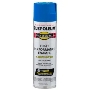 6‐Pack of 15 Oz Rust-Oleum 7524838 Safety Blue Professional High Performance Enamel Spray Paint