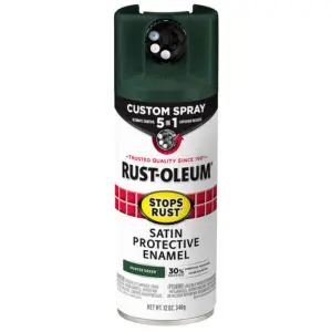 Pallet (1638 ct) of 12 Oz Rust‐Oleum 376874 Hunter Green Stops Rust Protective Enamel with 5‐in‐1 Custom Spray, Satin