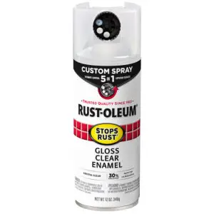 Pallet (1638 ct) of 12 Oz Rust‐Oleum 376885 Crystal Clear Stops Rust Protective Enamel with 5‐in‐1 Custom Spray, Gloss