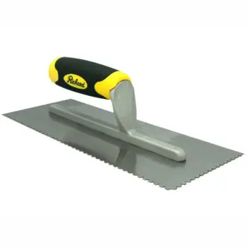 5‐Pack of 11” x 4‐1/2” Richard NS‐136‐888 Contractor Series Ergo‐Grip Handle Adhesive Trowel 1/8” V Notch