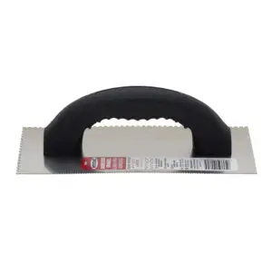 100‐Pack of 4” x 9” Hyde 19060 Economy Series Double U‐Notch Adhesive Trowel