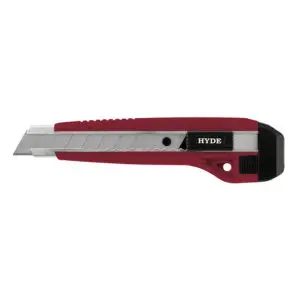 200‐Pack 18mm Hyde 42030 Economic Series Auto‐Lock Snap‐Off Utility Knife, 8‐Point Blade, Includes 3 Blades