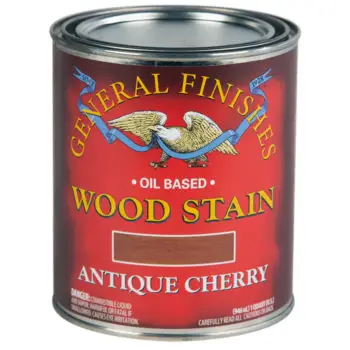 12‐Pack of 1 Qt General Finishes ACQT Antique Cherry Wood Stain Oil‐Based Penetrating Stain