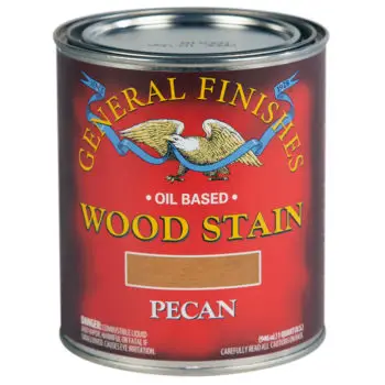18‐Pack of 1 Qt General Finishes PEQT Pecan Wood Stain Oil‐Based Penetrating Stain