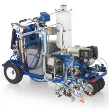 Graco 25D345 LineLazer V 250SPS HP Reflective Series Self‐Propelled Gas Hydraulic Airless Line Striper, 2 Auto Guns, 1 Tank, LazerGuide 3000