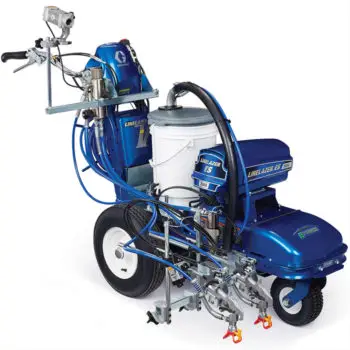 Graco 25U684 LineLazer V ES 2000 Electric Start HP Automatic Series Battery‐Powered Airless Line Striper, 2 Auto Guns, LazerGuide 2000