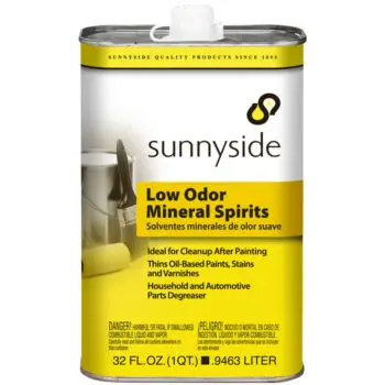 48‐Pack of 1 Qt Sunnyside 80332 Sunnyside Low Odor Mineral Spirits