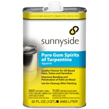 12‐Pack of 1 Qt Sunnyside 87032 Sunnyside Pure Gum Spirits of Turpentine